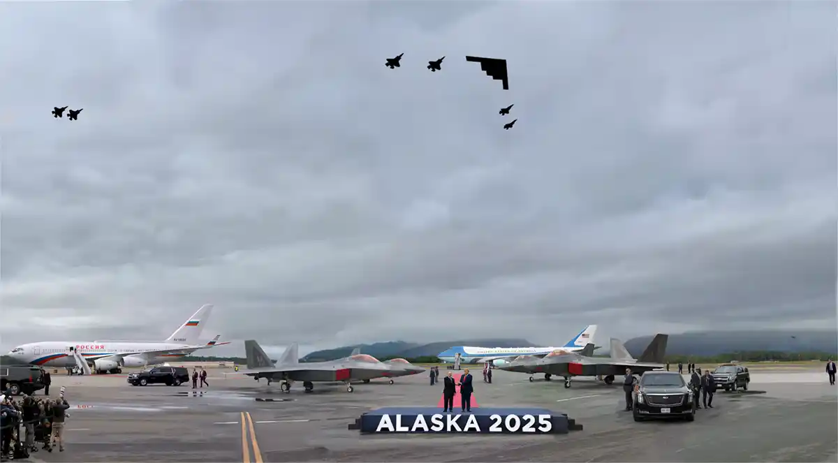 Donald Trump Welcomes Vladimir Putin to Alaska