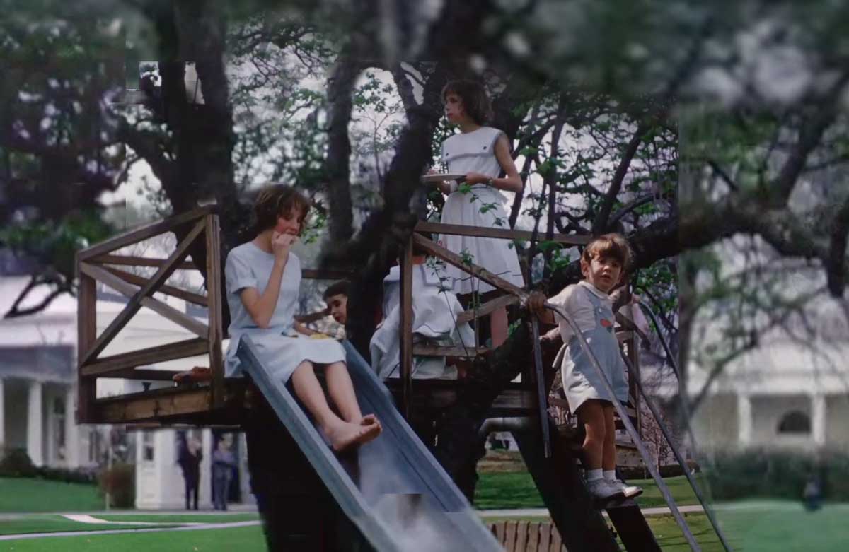 La Collation: Picnic on the South Lawn, April 4th, 1963 - Detail children's slide