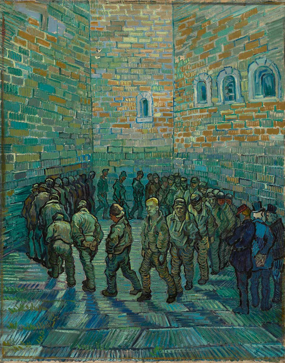 Prisoners' Round (after Gustave Doré), Vincent van Gogh